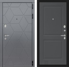 Металлическая дверь Лабиринт COSMO 11 - Графит софт