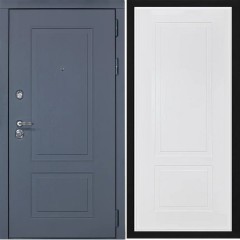 Входная дверь Cударь STR МХ-38 Ясень графит/Н-7 Белый софт