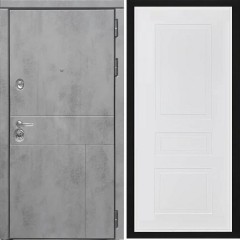Входная дверь Cударь Diva ДИВА-МД-48 Бетон темный/Н-13 Белый софт
