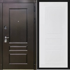 Входная дверь Cударь STR МХ-27 Дуб крафтовый/Н-13 Белый софт