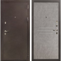 Металлическая дверь Лекс 5А Цезарь Бетон серый (панель №81)