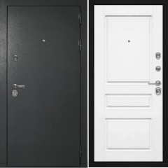 Входная дверь Cударь Diva ДИВА-МД-40/1 Черный титан/Д-13 Белый софт
