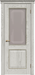 Межкомнатная Дверь Верда Прайм капучино, Стекло бронза гравировка