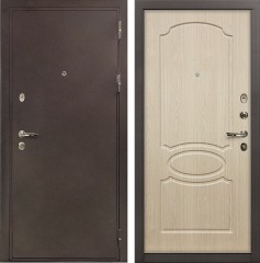 Металлическая дверь в квартиру Лекс 5А Цезарь Беленый дуб (панель №14)