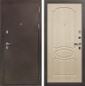 Металлическая дверь в квартиру Лекс 5А Цезарь Беленый дуб (панель №14)