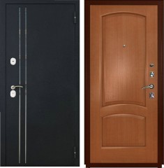 Входные двери L-37 Черный Муар с Блестками/Лаура Анегри 74