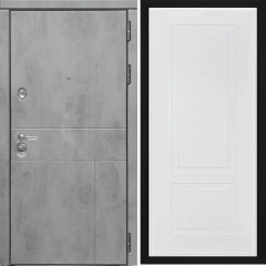 Входная дверь Cударь Diva ДИВА-МД-48 Бетон темный/Н-7 Белый софт