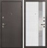 Металлическая дверь в квартиру Лекс 1А Экошпон Новита Беленый дуб (панель №52)