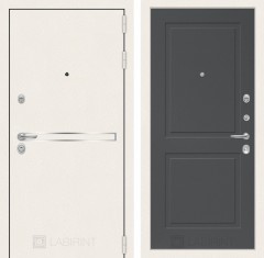 Металлическая входная дверь Лайн WHITE 11 - Графит софт