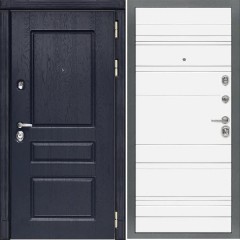 Входная дверь Cударь Diva ДИВА-МД-45 Роял вуд синий/Д-5 Белый софт
