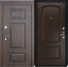 Входные двери в квартиру Luxor 21 Nussabaum/Лаура-2 Мореный Дуб