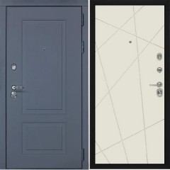 Входная дверь Cударь STR МХ-38 Ясень графит/Д-11 Софт Шампань