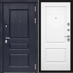 Входная дверь Cударь Diva ДИВА-МД-45 Роял вуд синий/Д-7 Белый софт