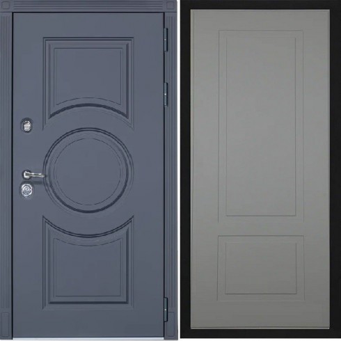 Входная дверь Cударь STR МХ-30 Софт серый/Н-7 Силк маус