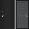 Металлическая дверь Лабиринт CLASSIC шагрень черная 11 - Графит софт