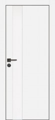 Дверь Profilo Porte PX-10 Белый, кромка с 4-х сторон LACOBEL белоснежный