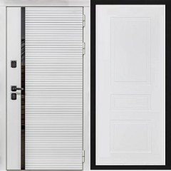 Входная дверь Cударь STR МХ-45 Белый софт/Н-13 Белый софт