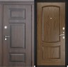 Входные двери в квартиру Luxor 21 Nussabaum/Лаура-2 Светлый Мореный Дуб
