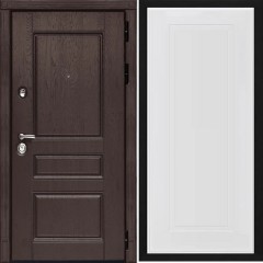 Входная дверь Cударь Diva ДИВА-90 Крафтовый дуб/Н-10 Белый софт