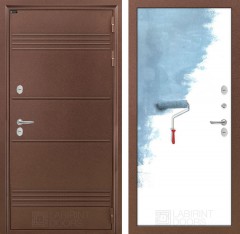 Металлическая дверь в дом Лабиринт Термо Лайт 28 - Грунт под покраску