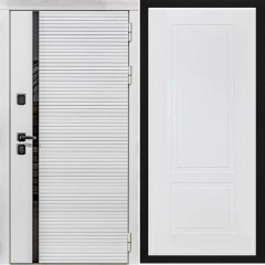 Входная дверь Cударь STR МХ-45 Белый софт/Н-7 Белый софт