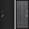 Металлическая дверь Лабиринт CLASSIC шагрень черная 12 - Венге