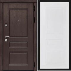 Входная дверь Cударь Diva ДИВА-90 Крафтовый дуб/Н-13 Белый софт