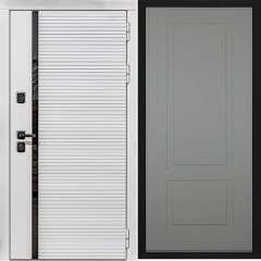 Входная дверь Cударь STR МХ-45 Белый софт/Н-7 Силк маус