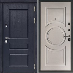 Входная дверь Cударь Diva ДИВА-МД-45 Роял вуд синий/М-30 Белый софт