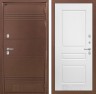 Металлическая дверь в дом Лабиринт Термо Лайт 03 - Белый софт