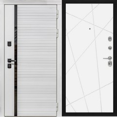 Входная дверь Cударь STR МХ-45 Белый софт/Д-11 Белый софт