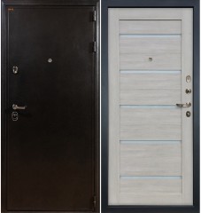 Металлическая дверь Лекс Колизей Клеопатра Ясень кремовый (панель №66)