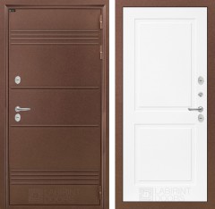 Металлическая дверь в дом Лабиринт Термо Лайт 11 - Белый софт