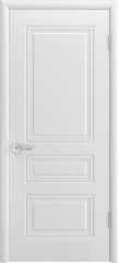 Дверь Трио Грейс Белая эмаль В1 ПГ
