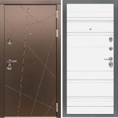 Входная дверь Cударь Diva ДИВА-МД-50 Бронза/Д-5 Белый софт