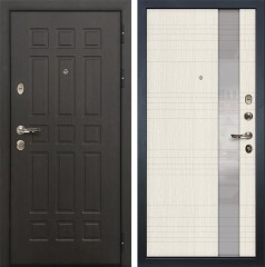 Металлическая дверь в квартиру  Лекс 8 Сенатор Новита Дуб беленый (№52)