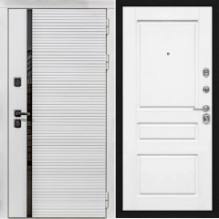 Входная дверь Cударь STR МХ-45 Белый софт/Д-13 Белый софт