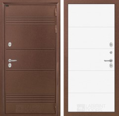 Металлическая дверь в дом Лабиринт Термо Лайт 13 - Белый софт