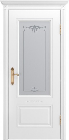 Межкомнатная дверь Аккорд ДО, эмаль белая