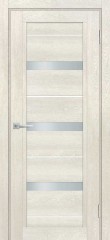 Дверь межкомнатная Техно-803 Бьянко сатинат белый, белый лакобель