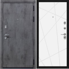 Входная дверь Cударь Diva ДИВА-МД-35 Бетон темный/Д-11 Белый софт