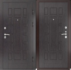 Входные двери L-5 Черная шагрень/ФЛ-244 Венге