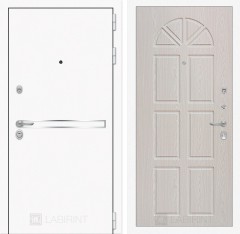 Металлическая входная дверь Лайн WHITE 15 - Алмон 25