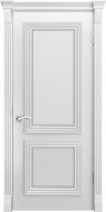 Межкомнатная дверь Торес, белая эмаль (ДГ)