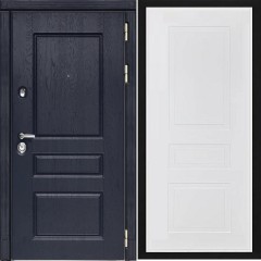 Входная дверь Cударь Diva ДИВА-МД-45 Роял вуд синий/Н-13 Белый софт