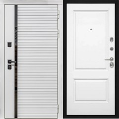 Входная дверь Cударь STR МХ-45 Белый софт/Д-7 Белый софт
