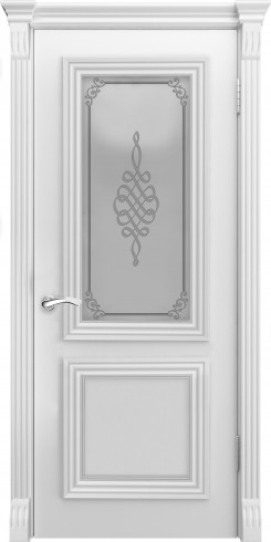 Межкомнатная дверь Торес, белая эмаль (ДО)