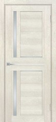 Дверь межкомнатная Техно-804 Бьянко сатинат белый, белый лакобель
