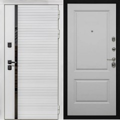 Входная дверь Cударь STR МХ-45 Белый софт/Д-7 Силк маус