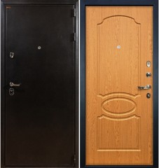 Металлическая дверь в квартиру Лекс Колизей / Дуб натуральный (панель №15)